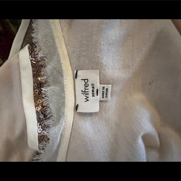 Wilfred, xsmall, gold glitter minidress - Picture 3 of 3